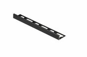 Profil Schlter-SCHIENE-AC de finition pour mur noir graphite - 2,5m H.12,5mm - Accessoires pose de carrelages - Revtement Sols & Murs - GEDIMAT