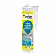 Mastic WEBER sanitaire spcial carrelage blanc - cartouche de 300ml - Mastics - Peinture & Droguerie - GEDIMAT