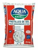 Pastille sel AQUA EXCELL pour adoucisseur - sac de 15 kg - Adoucisseurs - Plomberie - GEDIMAT