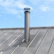 Sortie de toit VENTELIA SANIT'AIR secondaire 2  22 multi - noir RAL 0323 - Sorties de toit - Couverture & Bardage - GEDIMAT