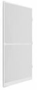 Porte battante moustiquaire aluminium blanc EASY LINE 2 100x210 cm - Volets - Stores - Couverture & Bardage - GEDIMAT