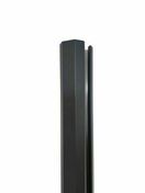 Poteau alu pour clôture gris - 70 x 70 mm h.2,30 m - Ecrans - Clôtures - Aménagements extérieurs - GEDIMAT