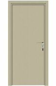 Bloc-porte tubulaire MIRO rversible aspect cuir argile H.50  100mm - 204 x 93 cm - Portes d'intrieur - Menuiserie & Amnagement - GEDIMAT