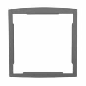 Cadre d'encastrement - gris clair - Boîtes aux lettres - Aménagements extérieurs - GEDIMAT