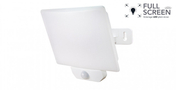 Projecteur LED full screen blanc IP44 avec détecteur IFR 50W - 190x178mm - Projecteurs - Baladeuses - Hublots - Electricité & Eclairage - GEDIMAT
