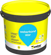 Colle acrylique WEBERBOND STAR pour revtements PVC et textiles - seau de 13kg - Gedimat.fr