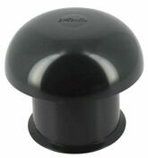 Chapeau de ventilation simple avec moustiquaire anthracite - D63 - Accessoires de fixation - Couverture & Bardage - GEDIMAT