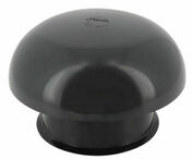 Chapeau de ventilation simple avec moustiquaire ardoise - D100 - Accessoires de fixation - Couverture & Bardage - GEDIMAT