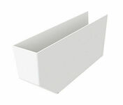 Cache panne blanc - 60x10cm - Accessoires de fixation - Couverture & Bardage - GEDIMAT