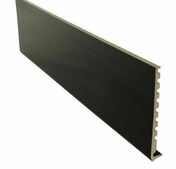 Bandeau PVC cellulaire noir - 250x15mm 4m - Planches de rives - Sous-faces - Couverture & Bardage - GEDIMAT