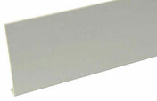 Bandeau PVC cellulaire gris clair - 200x7mm 4m - Planches de rives - Sous-faces - Couverture & Bardage - GEDIMAT