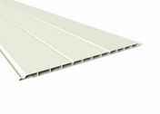 Sous-face alvolaire PVC habillage toiture 6 lames blanc - 33cm 3m - Planches de rives - Sous-faces - Bois & Panneaux - GEDIMAT