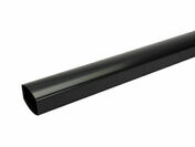 Tube de descente extrud PVC ovation noir - 105x76cm 3m - Gouttires - Descentes - Couverture & Bardage - GEDIMAT