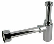Siphon plastique DESIGN pour lavabo ABS chrom - Caniveaux - Matriaux & Construction - GEDIMAT