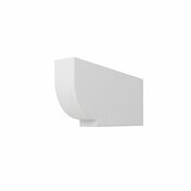 Protège-panne PVC blanc - 600x250x90mm - Planches de rives - Sous-faces - Couverture & Bardage - GEDIMAT