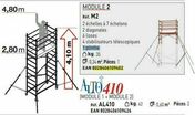 Echafaudage ALTO 410 Module M2 - Echelles - Echafaudages - Goulottes - Matériaux & Construction - GEDIMAT