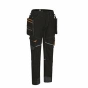 Pantalon de travail multipoches VICENTE noir/camel - Taille 40 - Protection des personnes - Vtements - Outillage - GEDIMAT