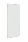 Paroi de douche fixe PASSO verre 5mm transparent avec profilés silver mat - 190x80cm - Portes - Parois de douche - Salle de Bains & Sanitaire - GEDIMAT