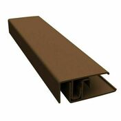 Profil de bordure clipsable alu laqu Woodland Oak - 22x50mm 3m - Clins - Bardages - Matriaux & Construction - GEDIMAT