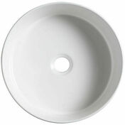 Vasque ronde à poser ANITA blanc brillant - D.37cm - H.12cm - Vasques - Plans vasques - Salle de Bains & Sanitaire - GEDIMAT