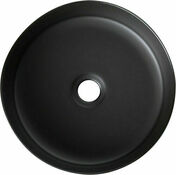 Vasque ronde à poser ANITA noir satiné - D.37cm - H.12cm - Vasques - Plans vasques - Salle de Bains & Sanitaire - GEDIMAT