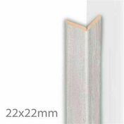 Baguette angle extrieur MDF PAN O'QUICK - 2600 x 22 x 22 mm - blanc colonial gris - Revtements dcoratifs, lambris - Revtement Sols & Murs - GEDIMAT