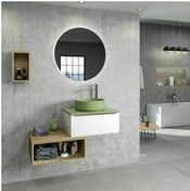 Vasque COLISEUM en céramique - couleur vert - D37cm - Vasques - Plans vasques - Salle de Bains & Sanitaire - GEDIMAT