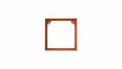 Etagère mue cube orange mangue - 18x18cm prof.15cm - Revêtements synthétiques - Aménagements extérieurs - GEDIMAT