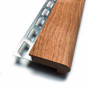Nez de marche bois chêne 11.5mm - 2.4m - Accessoires pose de parquets - Revêtement Sols & Murs - GEDIMAT