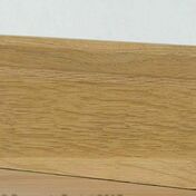 Plinthe chêne massif rustique bord arrondi verni satinée - 2000x70x14mm - Accessoires pose de parquets - Menuiserie & Aménagement - GEDIMAT