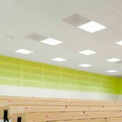 Dalle de plafond dmontable CORRIDOR DECOR REGULA - 1800x400x10mm - Plafonds suspendus - Isolation & Cloison - GEDIMAT