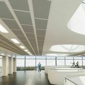 Dalle de plafond démontable VISONA DECOR TANGENT - 1200x400x12,5mm - Plafonds suspendus - Isolation & Cloison - GEDIMAT