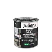 Peinture MULTI-MATERIEAUX satin noir RAL 9005 - pot de 0,5l - Colles - Adhsifs - Peinture & Droguerie - GEDIMAT