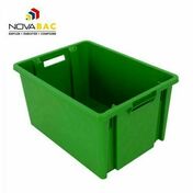 Bac de rangement NOVABAC vert émeraude - 54L - Bacs - Accessoires - Outillage - GEDIMAT