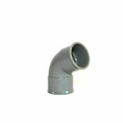 Raccord flexible PVC gris FITOFLEX diam.32 mm avec un embout métal à visser  et un