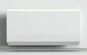 Radiateur à inertie pierre DUNE - 2000W blanc - L.116,7 x H.12 x P.58cm - Chauffage d'appoint - Chauffage & Traitement de l'air - GEDIMAT