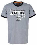 Tee-shirt carreleur gris chin - XL - Protection des personnes - Vtements - Outillage - GEDIMAT