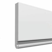 Planche de rive PVC BULLNOSE Ep.16mm larg.225mm Long.5m blanc - Planches de rives - Sous-faces - Couverture & Bardage - GEDIMAT