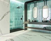 Carrelage mur intrieur AGADIR - 28 x 7 cm p.9 mm - agua - Salle de bains Tendance vintage - Nos projets salle de bains - Gedimat.fr
