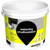 Emulsion d'impermabilisation WEBERDRY EMULFONDATION - seau de 25kg - Gedimat.fr