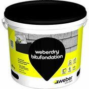 Bitume WEBERDRY BITUFONDATION - seau de 25kg - Ciments - Chaux - Mortiers - Matriaux & Construction - GEDIMAT