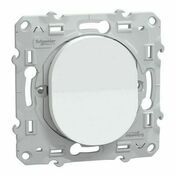 Bouton poussoir  fermeture OVALIS REFRESH blanc - 10A - Interrupteurs - Prises - Electricit & Eclairage - GEDIMAT