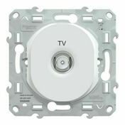 Prise TV OVALIS REFRESH blanc - Interrupteurs - Prises - Electricit & Eclairage - GEDIMAT