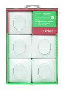 Va et vient avec plaque OVALIS REFRESH blanc - lot de 5 pices - Interrupteurs - Prises - Electricit & Eclairage - GEDIMAT