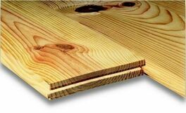 Parquet massif PIN DES LANDES BRUT noueux - lame de 2000x100x23mm - colis de 1m - Parquets - Menuiserie & Amnagement - GEDIMAT