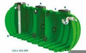 Cuve de stockage eau de pluie polyéthylène PACK'EAU sans filtration - 20M3 - Récupération d'eau de pluie - Aménagements extérieurs - GEDIMAT