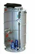 Poste de relevage polythylne DRAIN'UP 2 pompes eaux claires et uses sur barre de guidage - 1 250W - Traitements des eaux - Matriaux & Construction - GEDIMAT