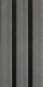 Bardage faux claire-voie WEO 35 bois composite - 33 x 140 mm L.3,90 m - ardoise - Clins - Bardages - Amnagements extrieurs - GEDIMAT