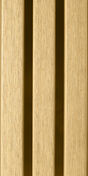 Bardage faux claire-voie WEO 35 bois composite - 33 x 140 mm L.3,90 m - cdre - Clins - Bardages - Bois & Panneaux - GEDIMAT