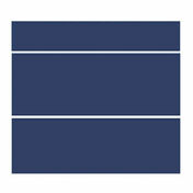 Faade de cuisine OTTA 3 tiroirs bleu nuit mat B14 - H.71,5 x l.80 cm - Cuisines en kit, prtes  monter  - Cuisine - GEDIMAT